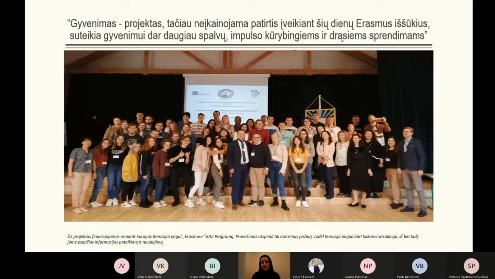 Neringos gimnazija “Projektų Mugėje 2021”