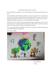 Projektas skirtas Žemės dienai paminėti