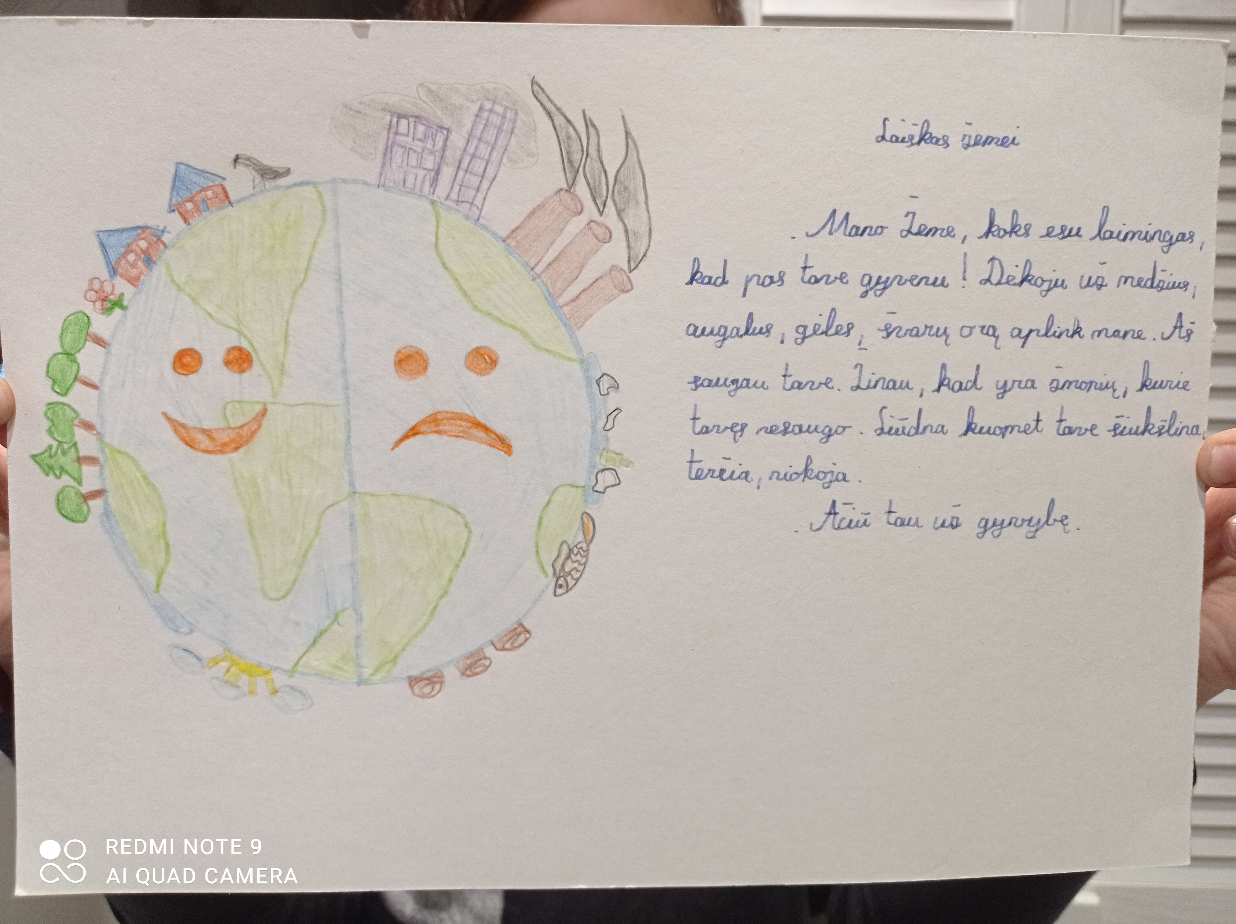 Projektas skirtas Žemės dienai paminėti