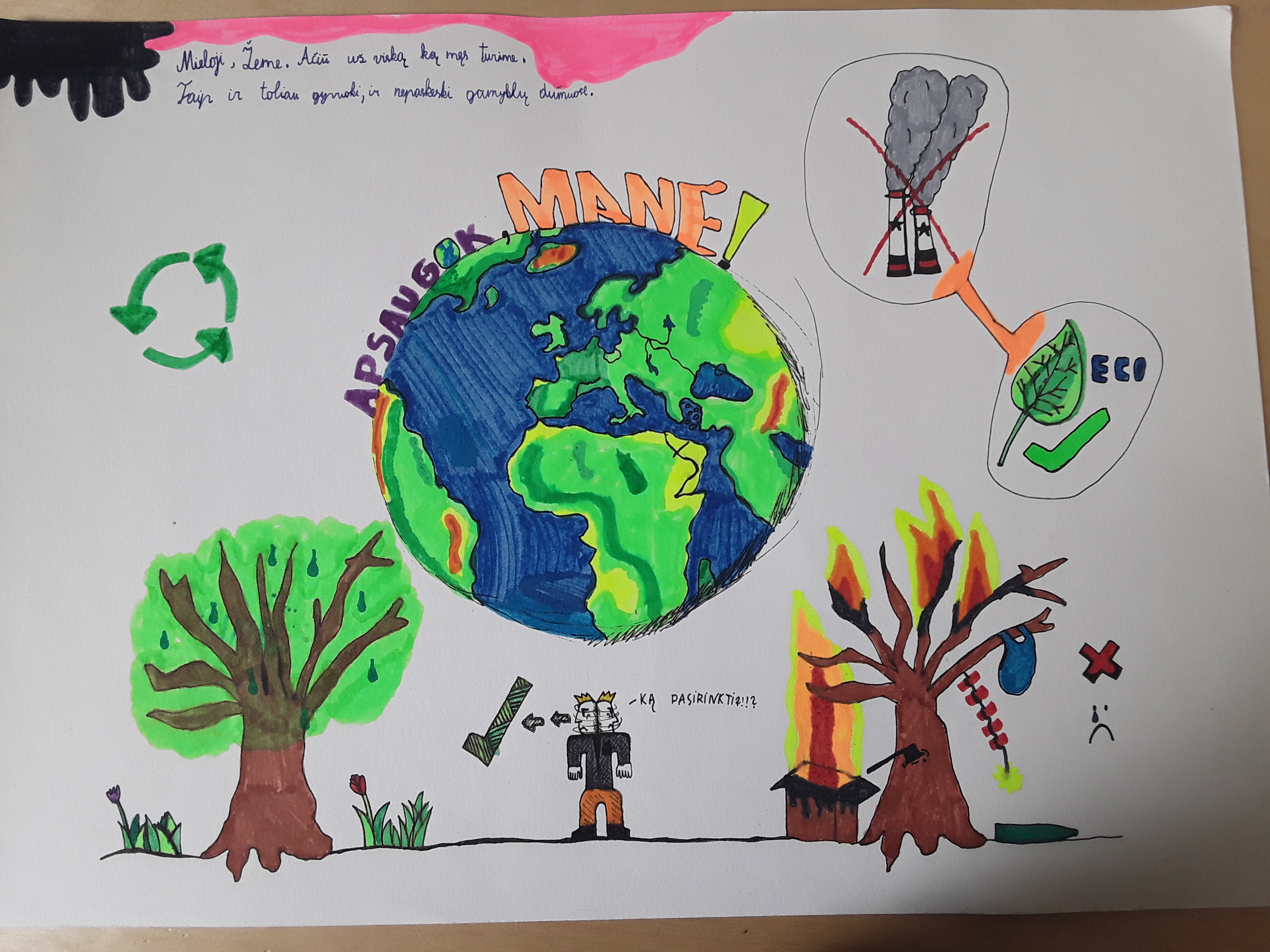 Projektas skirtas Žemės dienai paminėti