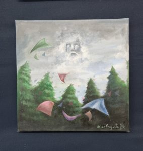 Dailės egzaminas Neringos gimnazijoje