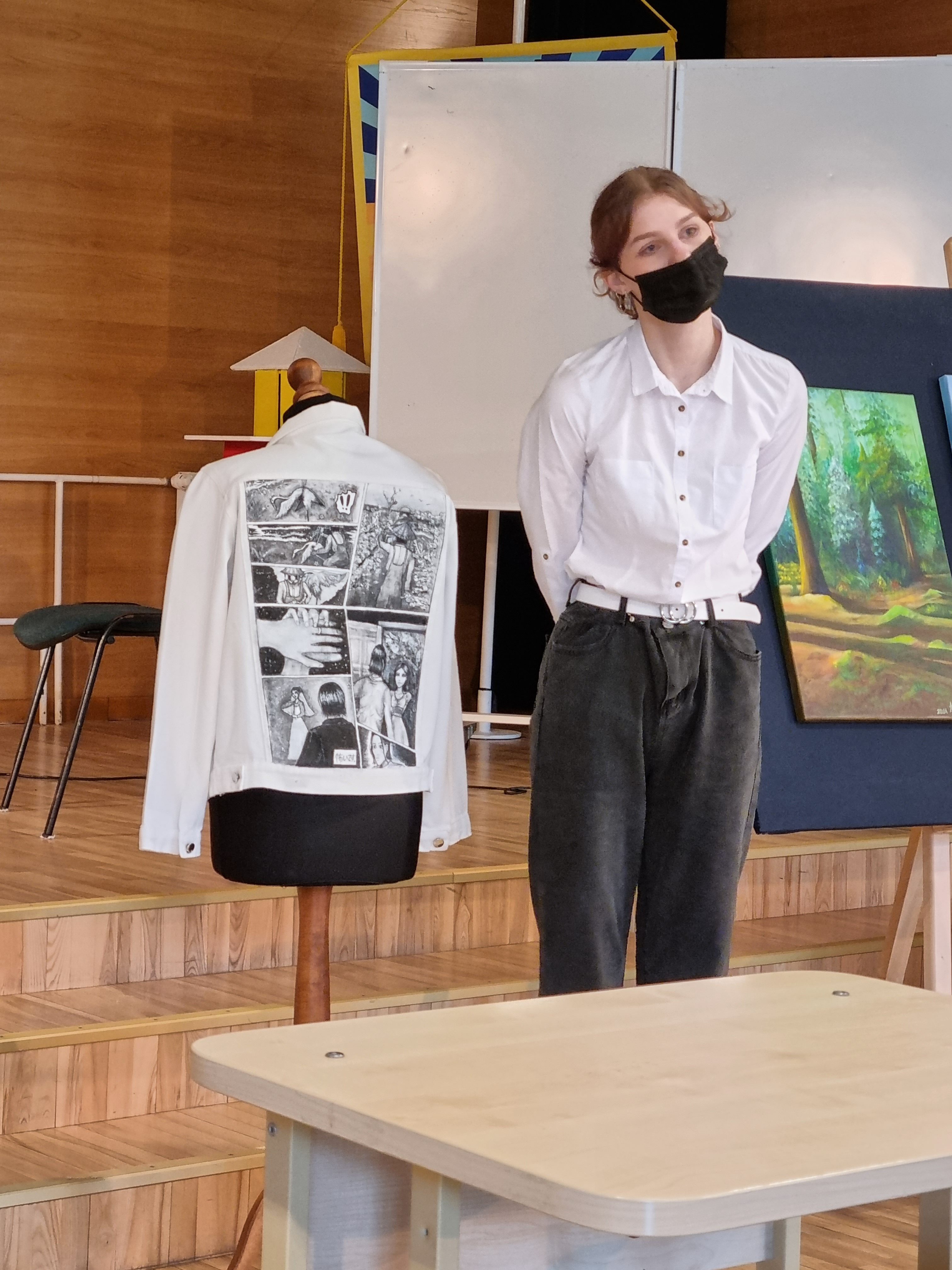 Dailės egzaminas Neringos gimnazijoje