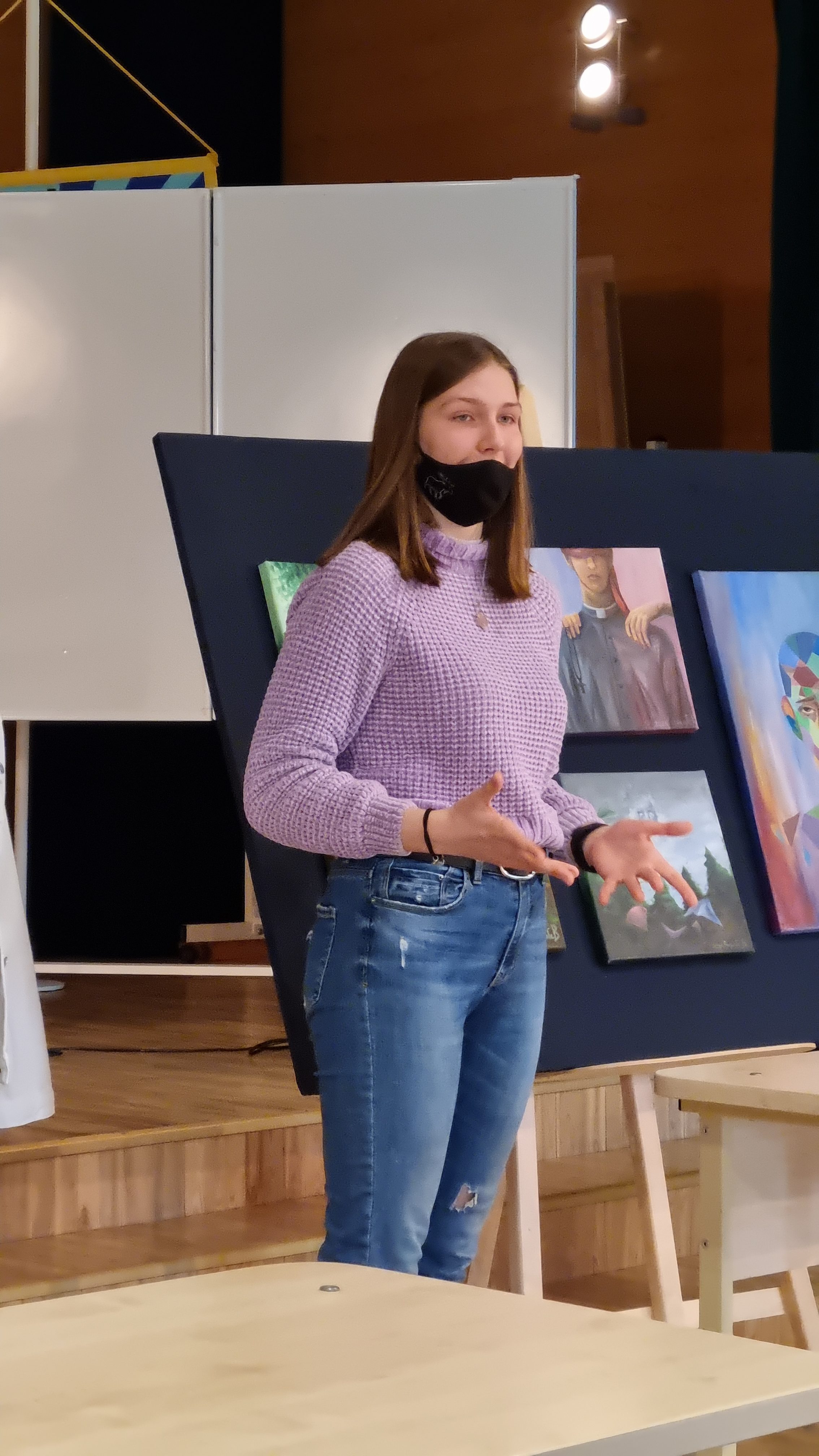 Dailės egzaminas Neringos gimnazijoje