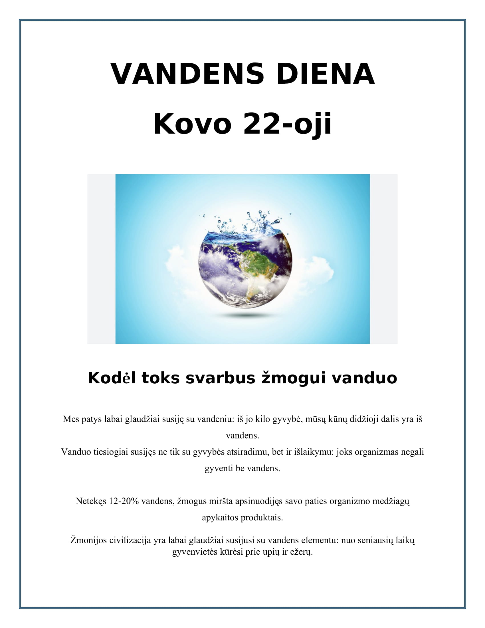 Vandens Diena
