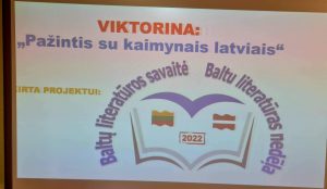 Baltų literatūros savaitė 2022